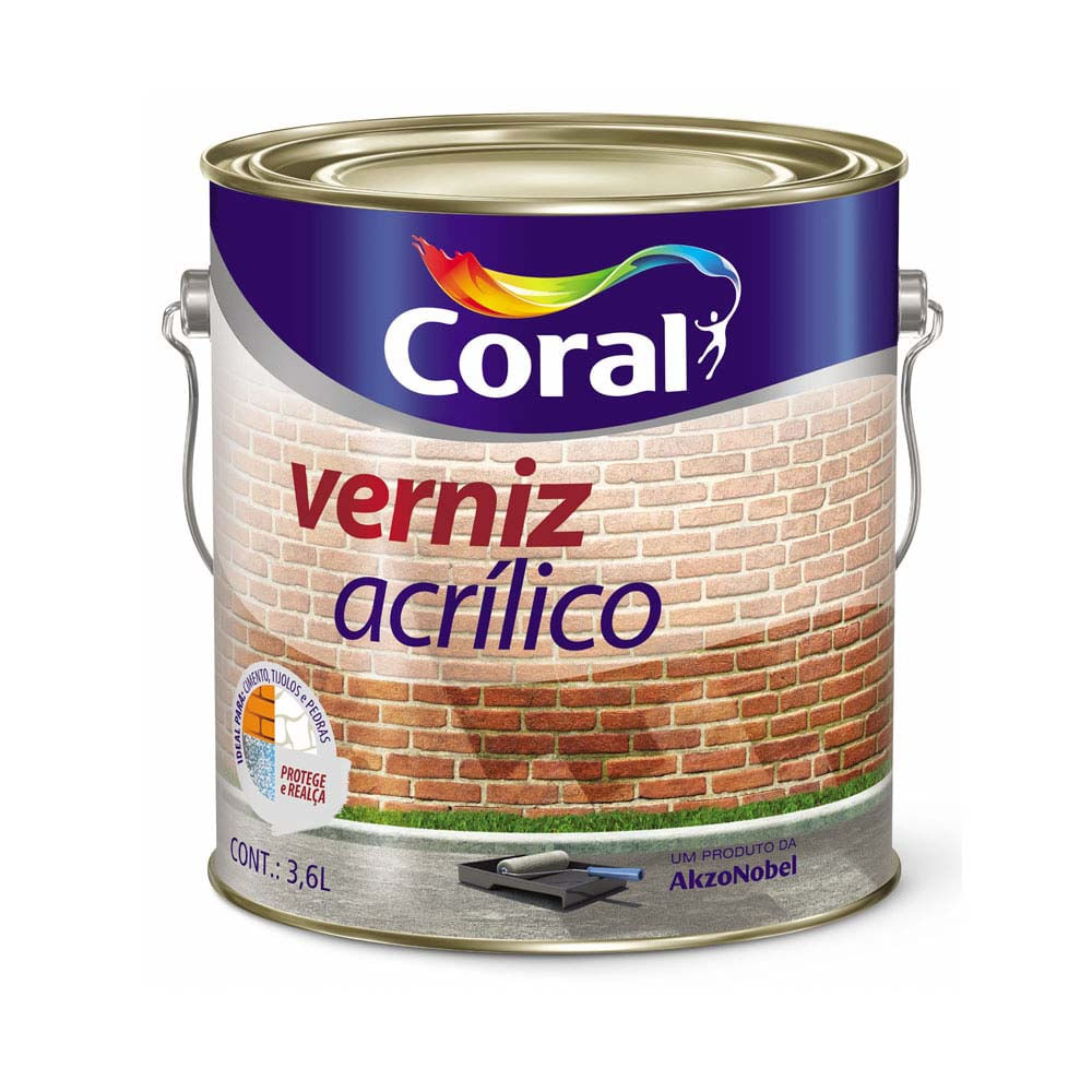 Verniz Incolor Coral - 3,6L - Outlet das Tintas